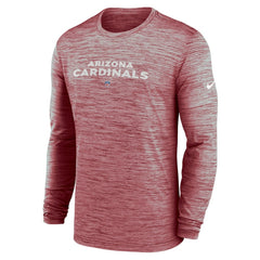 Arizona Cardinals Nike Sideline Team Velocity Performance Long Sleeve T-Shirt