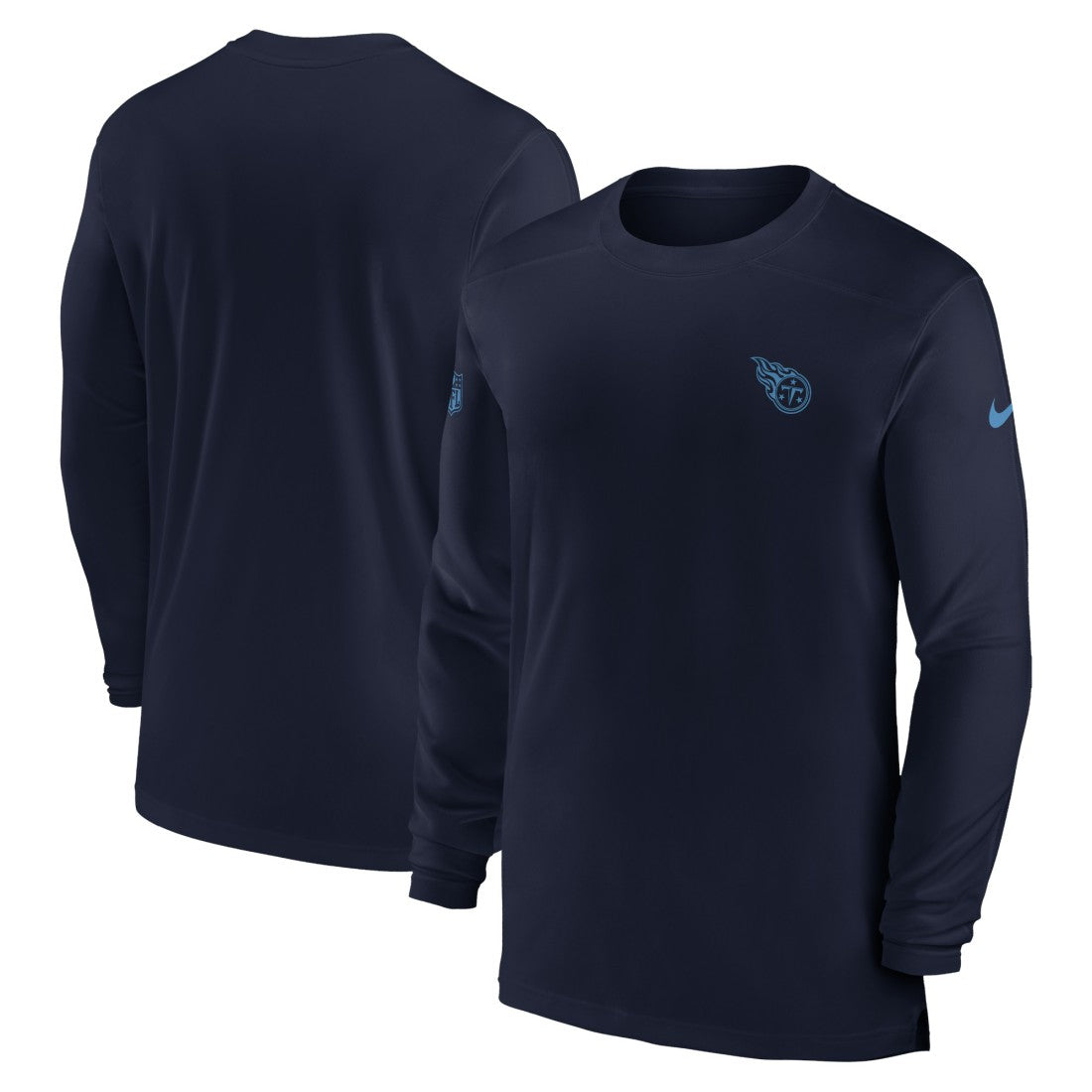 Tennessee Titans Nike Sideline Coach Performance Long Sleeve T-Shirt