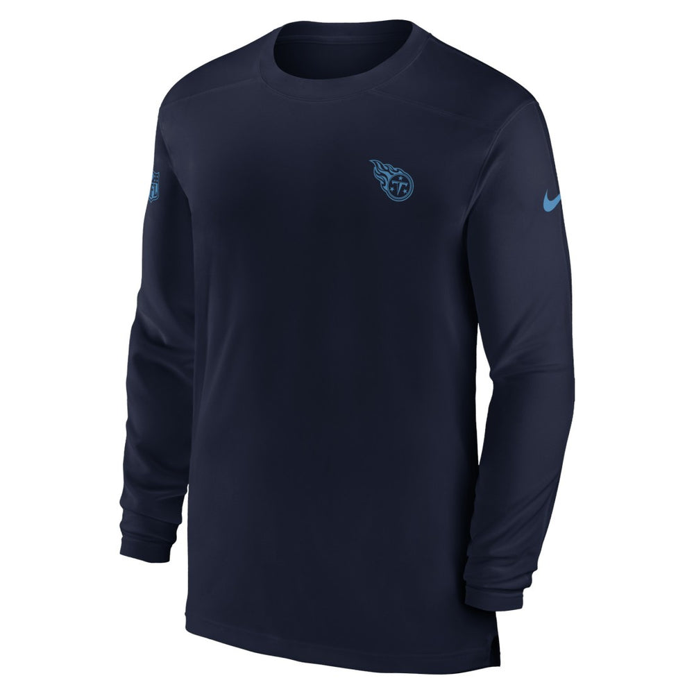 Tennessee Titans Nike Sideline Coach Performance Long Sleeve T-Shirt