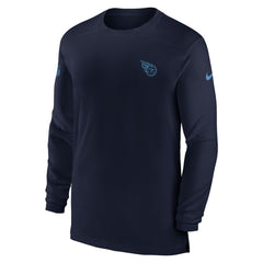 Tennessee Titans Nike Sideline Coach Performance Long Sleeve T-Shirt