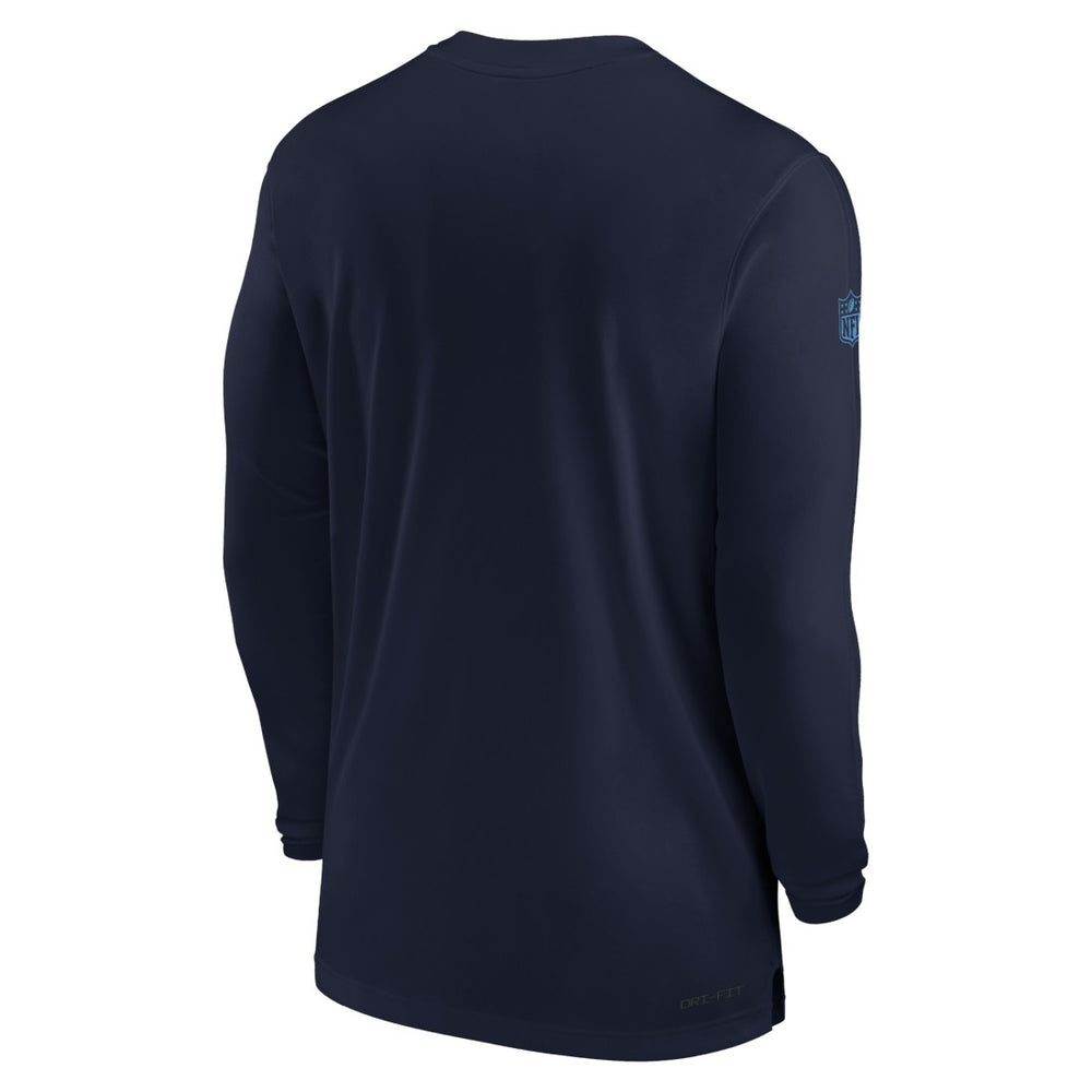 Tennessee Titans Nike Sideline Coach Performance Long Sleeve T-Shirt