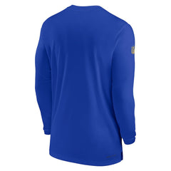 Los Angeles Rams Nike Sideline Coach Performance Long Sleeve T-Shirt