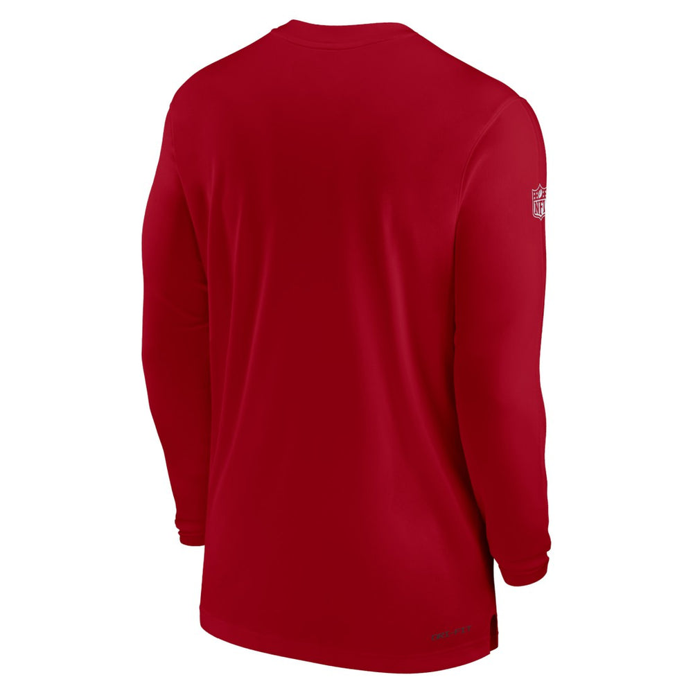 Tampa Bay Buccaneers Nike Sideline Coach Performance Long Sleeve T-Shirt