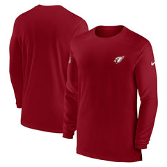 Arizona Cardinals Nike Sideline Coach Performance Long Sleeve T-Shirt