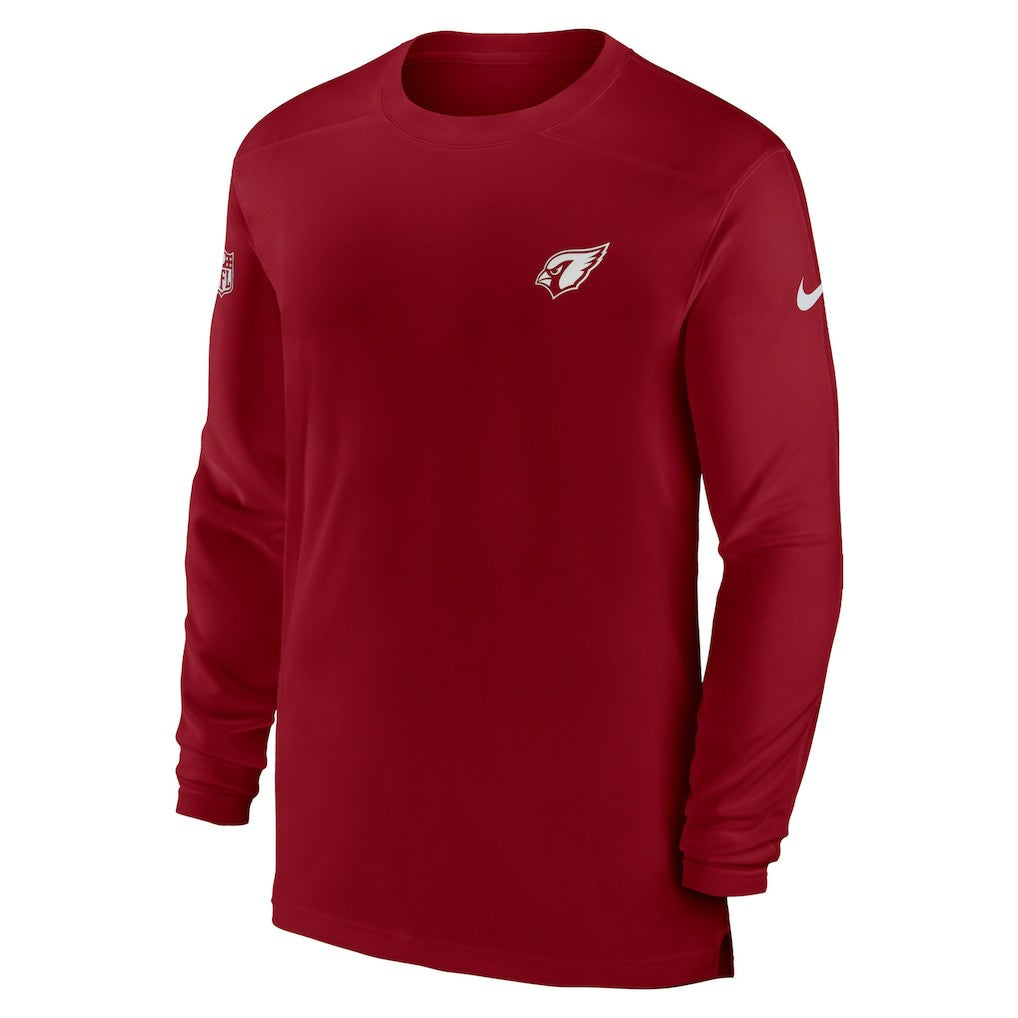 Arizona Cardinals Nike Sideline Coach Performance Long Sleeve T-Shirt