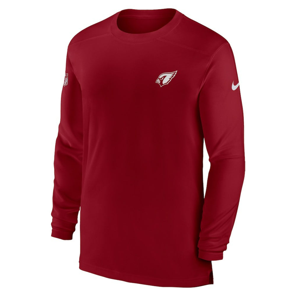 Arizona Cardinals Nike Sideline Coach Performance Long Sleeve T-Shirt