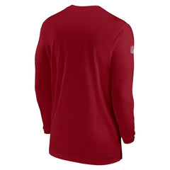 Arizona Cardinals Nike Sideline Coach Performance Long Sleeve T-Shirt