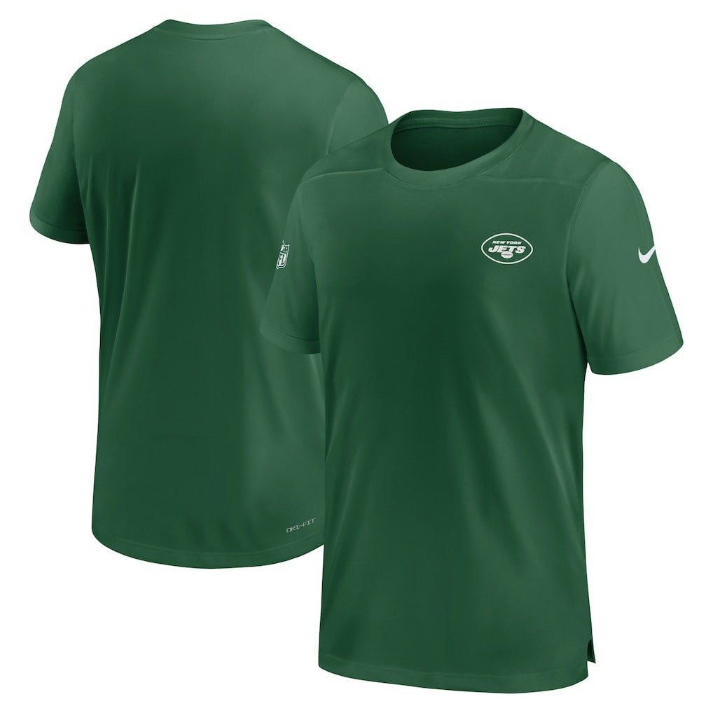 New York Jets Nike Sideline Coach Performance T-Shirt