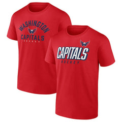 Washington Capitals Fanatics Wordmark Two-Pack T-Shirt Set Outlet