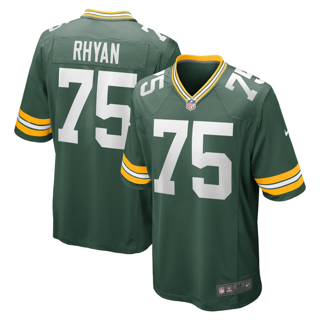 Green Bay Packers Nike Sean Rhyan  Game Player Jersey