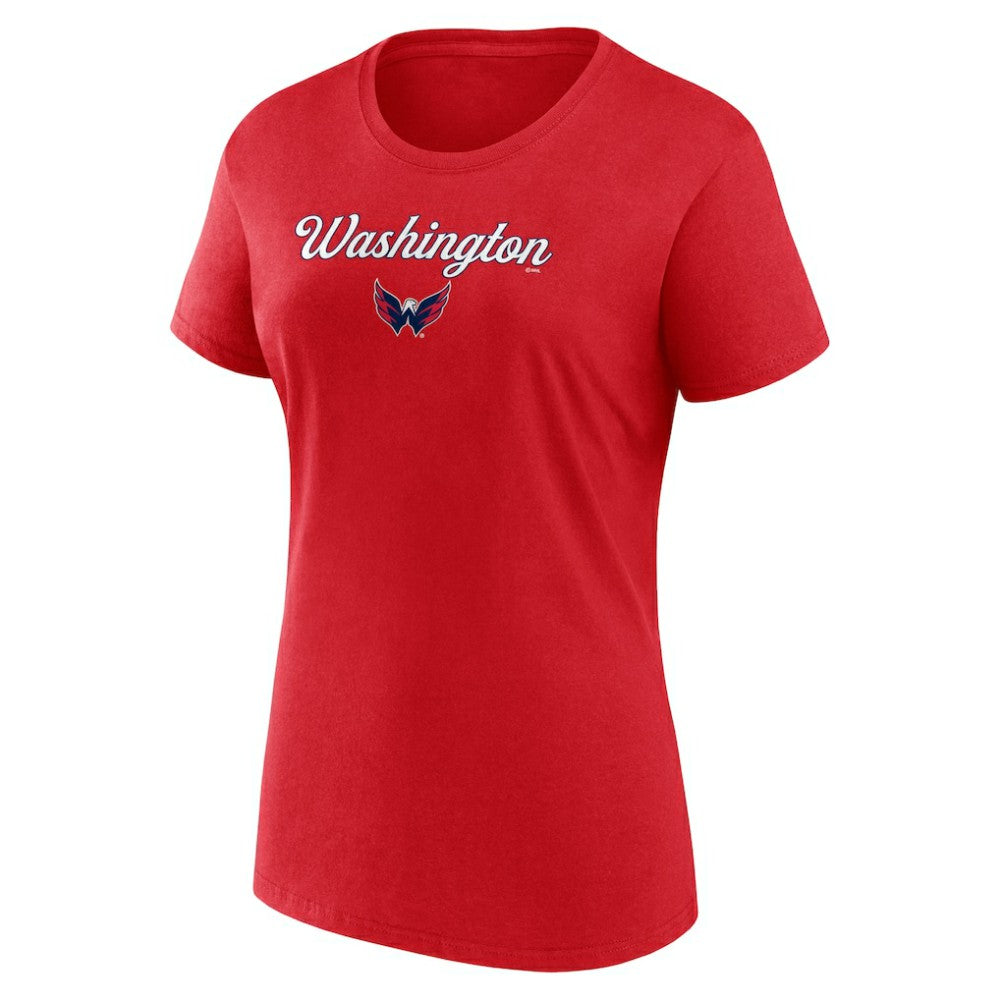 Washington Capitals Fanatics Women's Script T-Shirt & Shorts Set Discount