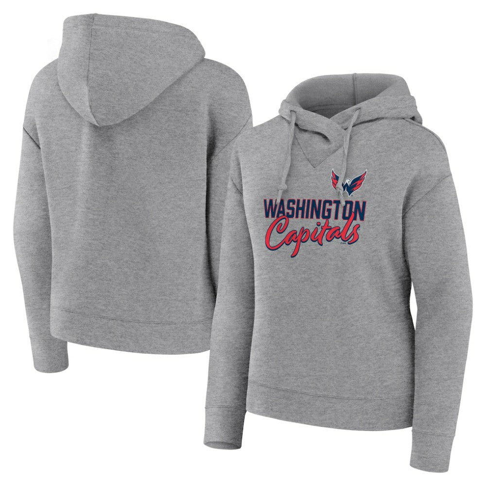Washington Capitals Fanatics Women's Script Favorite Pullover Hoodie On Sale