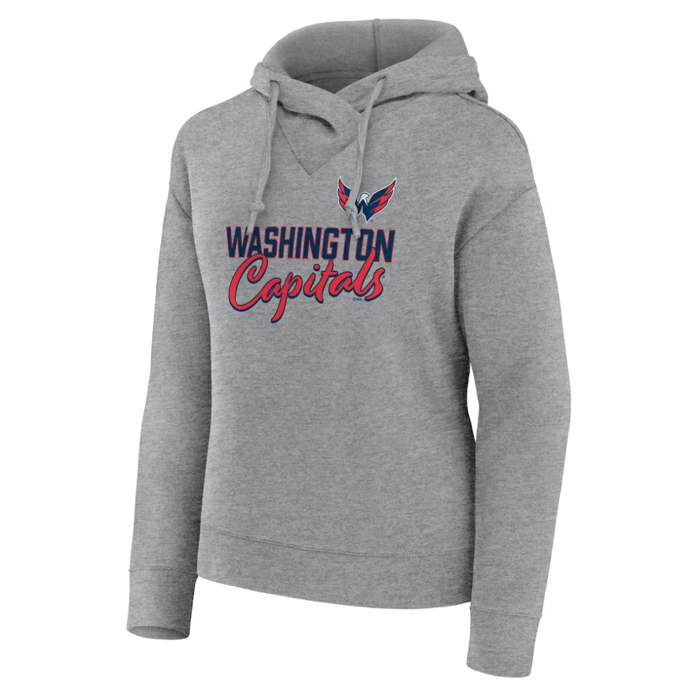 Washington Capitals Fanatics Women's Script Favorite Pullover Hoodie On Sale