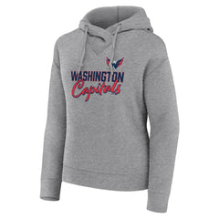 Washington Capitals Fanatics Women's Script Favorite Pullover Hoodie On Sale