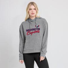 Washington Capitals Fanatics Women's Script Favorite Pullover Hoodie On Sale