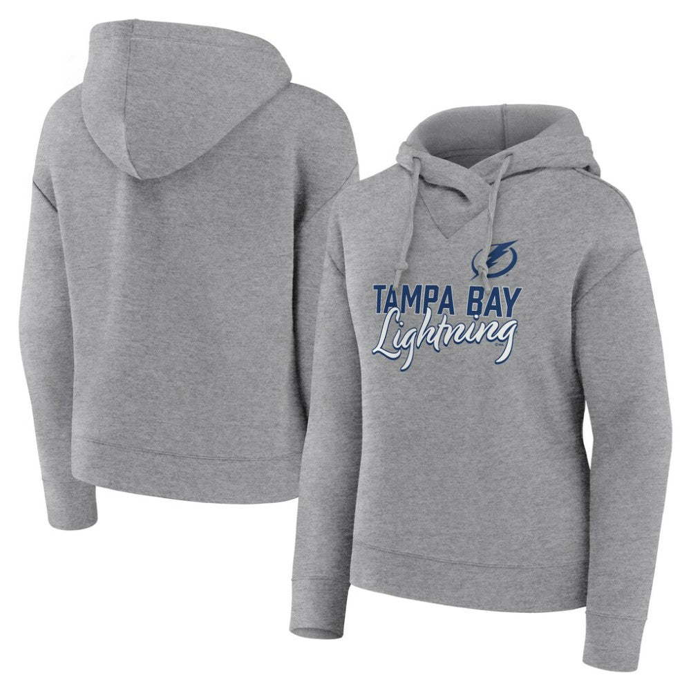 Tampa Bay Lightning Fanatics Women's Script Favorite Pullover Hoodie On Sale