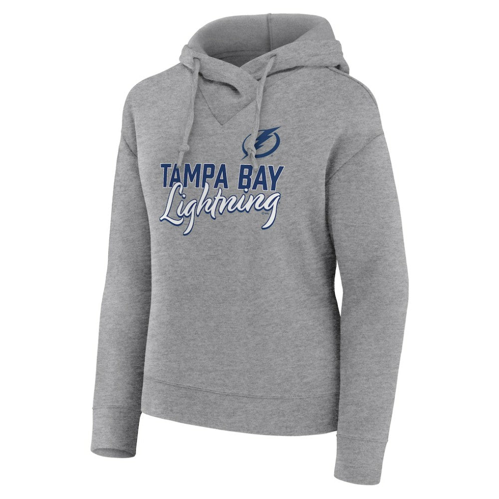 Tampa Bay Lightning Fanatics Women's Script Favorite Pullover Hoodie On Sale