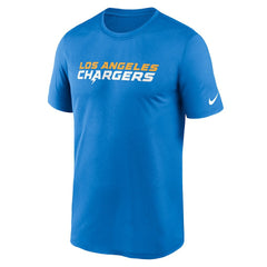 Los Angeles Chargers Nike Legend Wordmark Performance T-Shirt