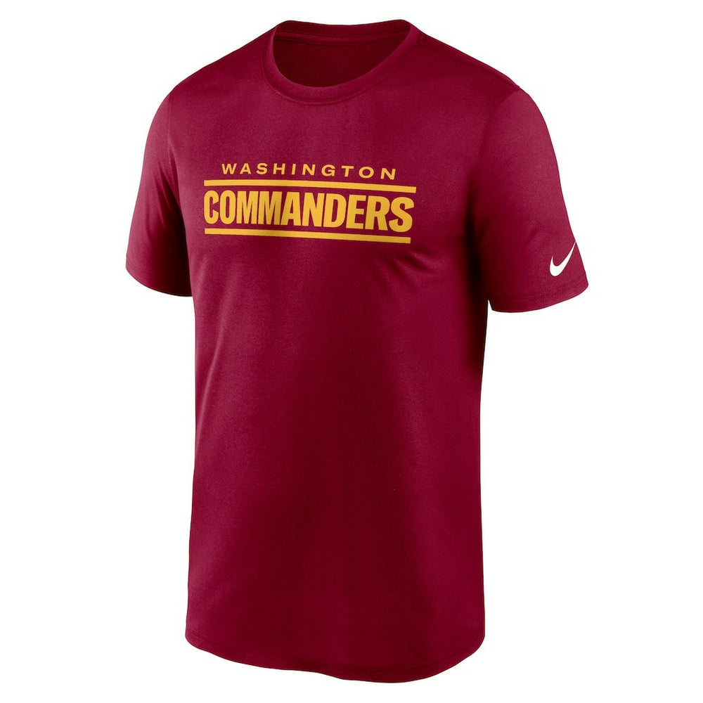 Washington Commanders Nike Legend Wordmark Performance T-Shirt