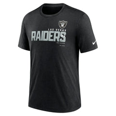 Las Vegas Raiders Nike Team Tri-Blend T-Shirt