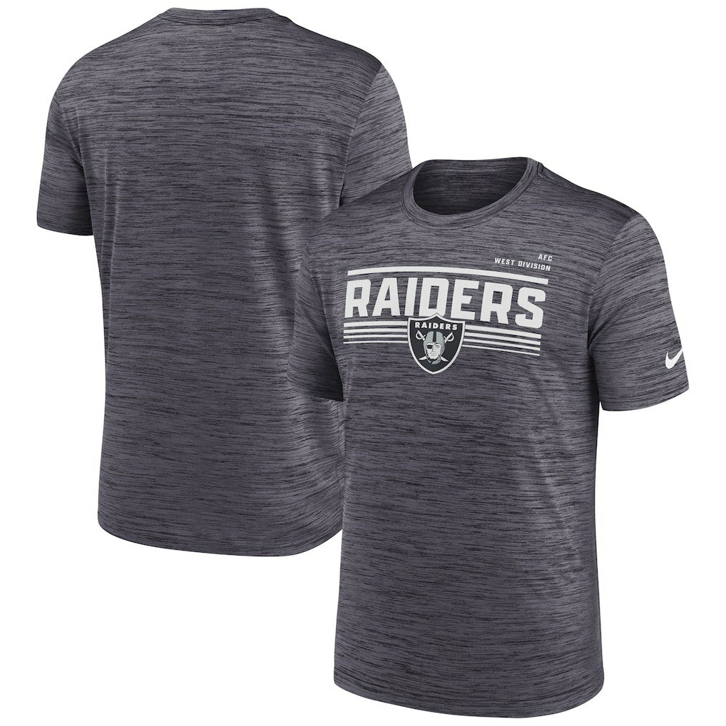 Las Vegas Raiders Nike Yardline Velocity Performance T-Shirt