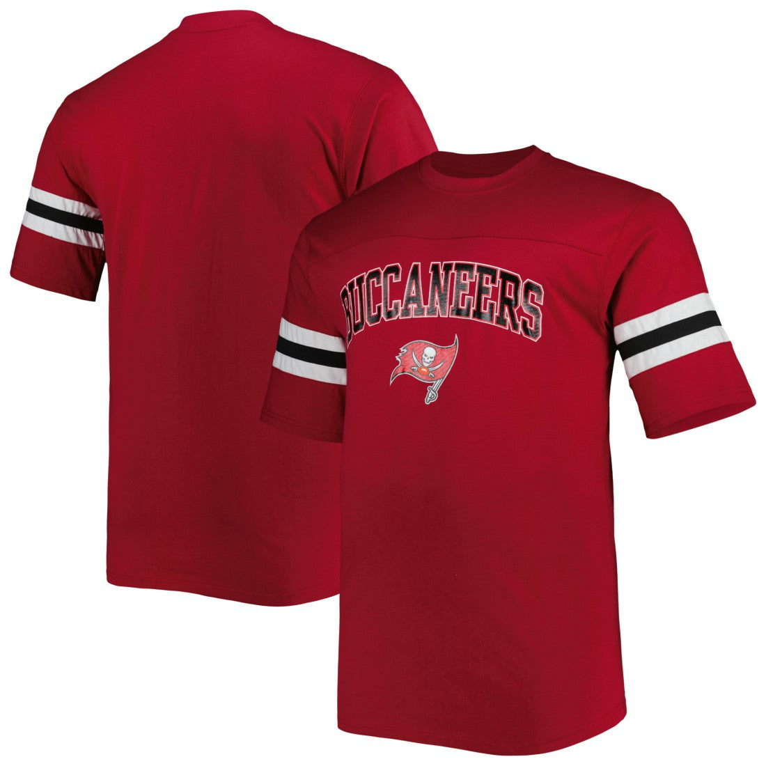 Tampa Bay Buccaneers  Big & Tall Arm Stripe T-Shirt