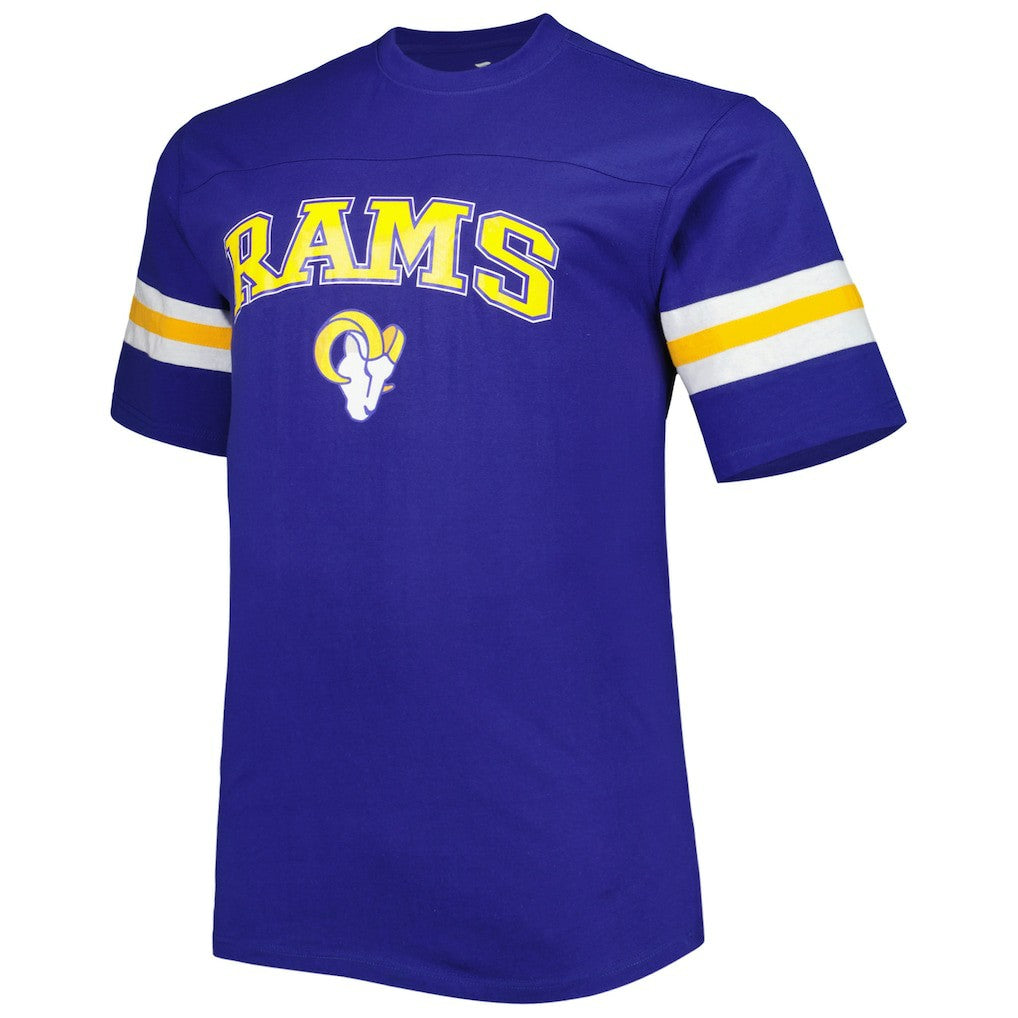 Los Angeles Rams  Big & Tall Arm Stripe T-Shirt