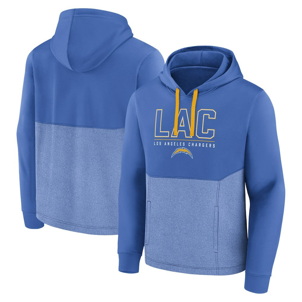 Los Angeles Chargers Fanatics Successful Tri-Blend Pullover Hoodie