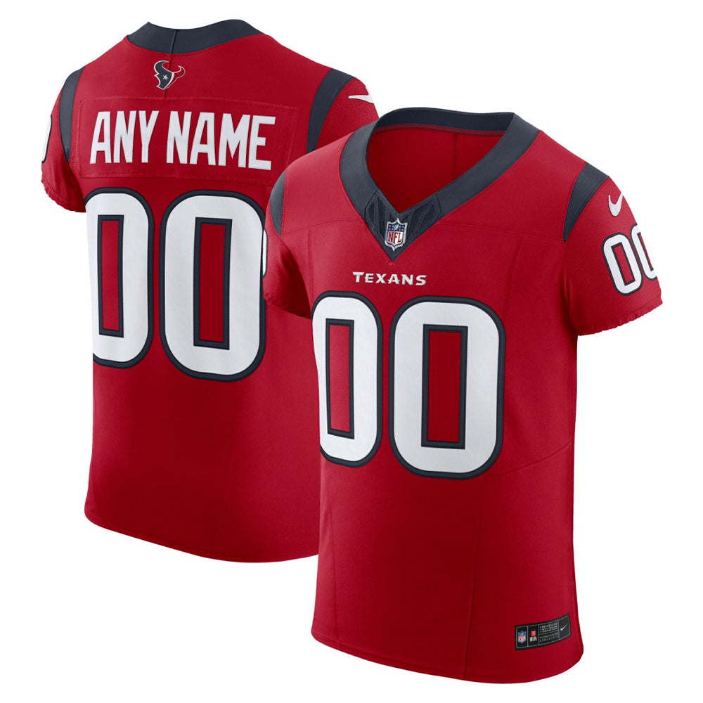 Houston Texans Nike Alternate Vapor F.U.S.E. Elite Custom Jersey