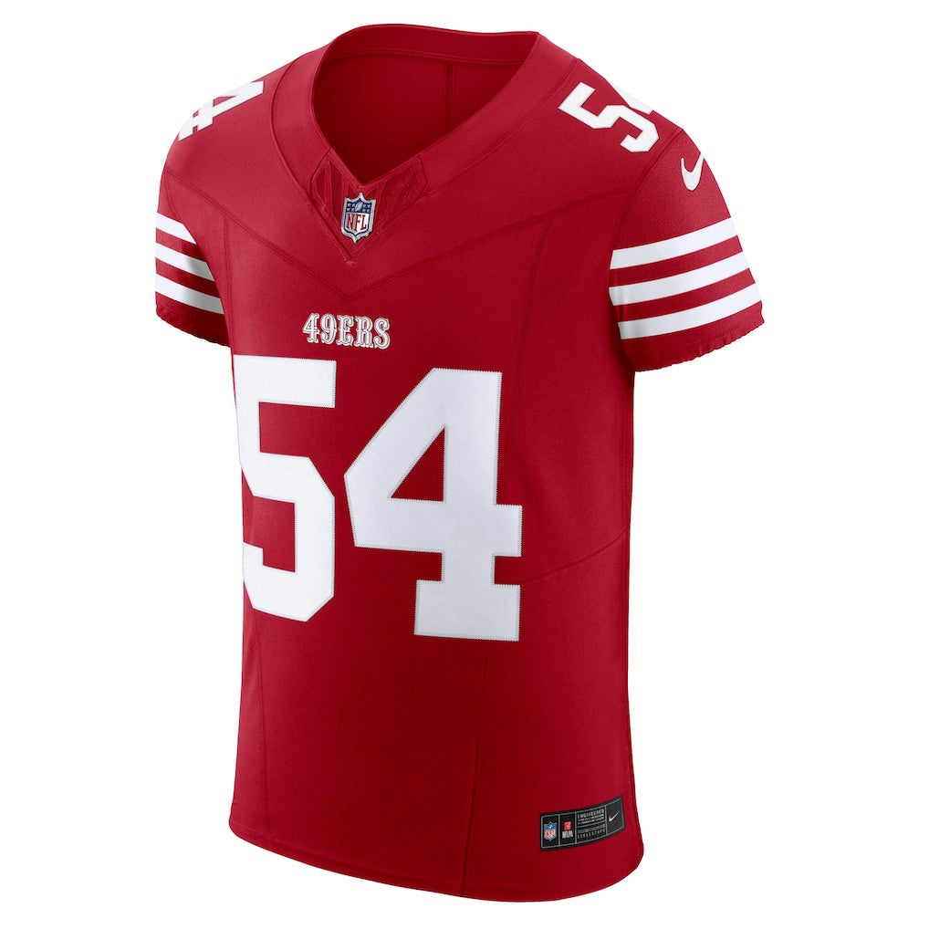 San Francisco 49ers Nike Fred Warner  Vapor F.U.S.E. Elite Jersey
