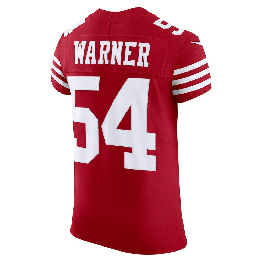 San Francisco 49ers Nike Fred Warner  Vapor F.U.S.E. Elite Jersey