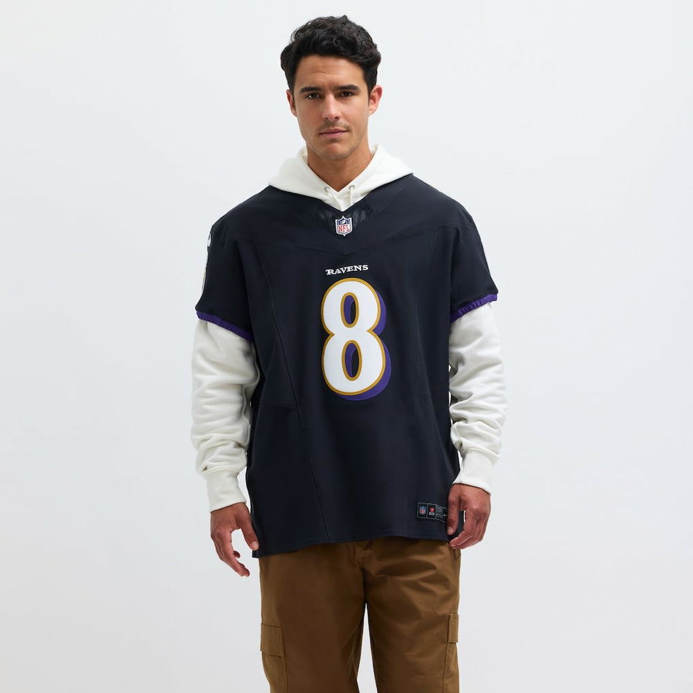 Baltimore Ravens Nike Lamar Jackson  Alternate Vapor F.U.S.E. Elite Jersey