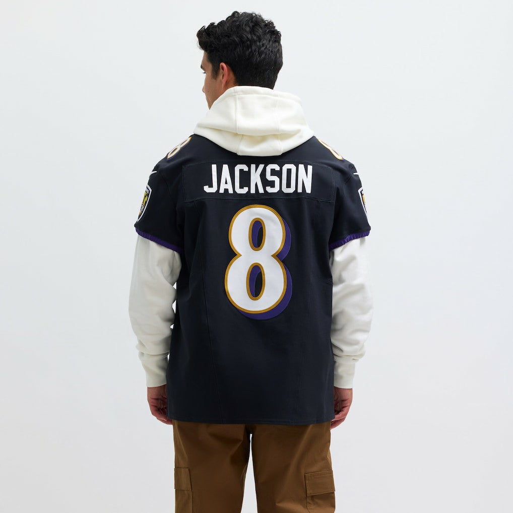 Baltimore Ravens Nike Lamar Jackson  Alternate Vapor F.U.S.E. Elite Jersey