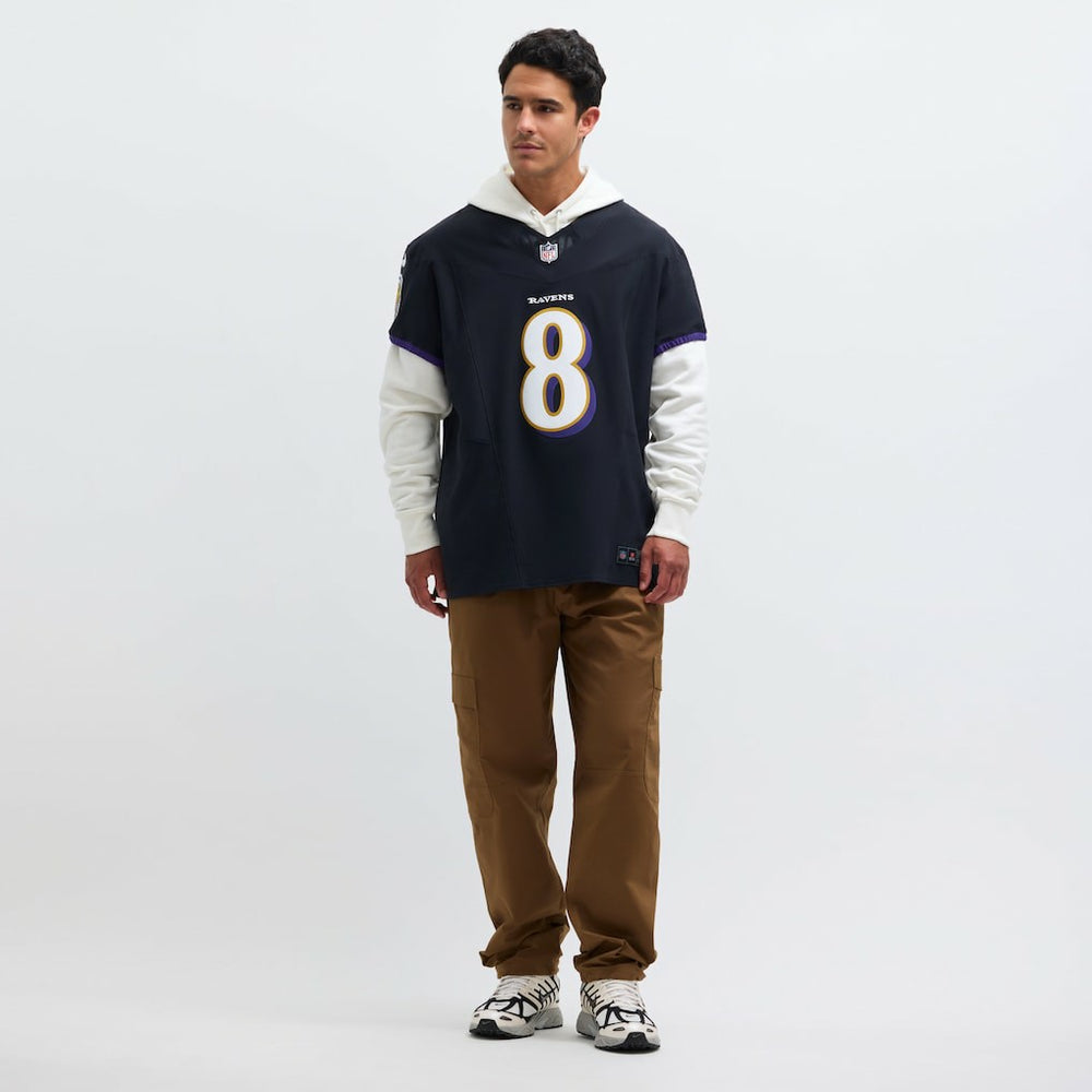 Baltimore Ravens Nike Lamar Jackson  Alternate Vapor F.U.S.E. Elite Jersey