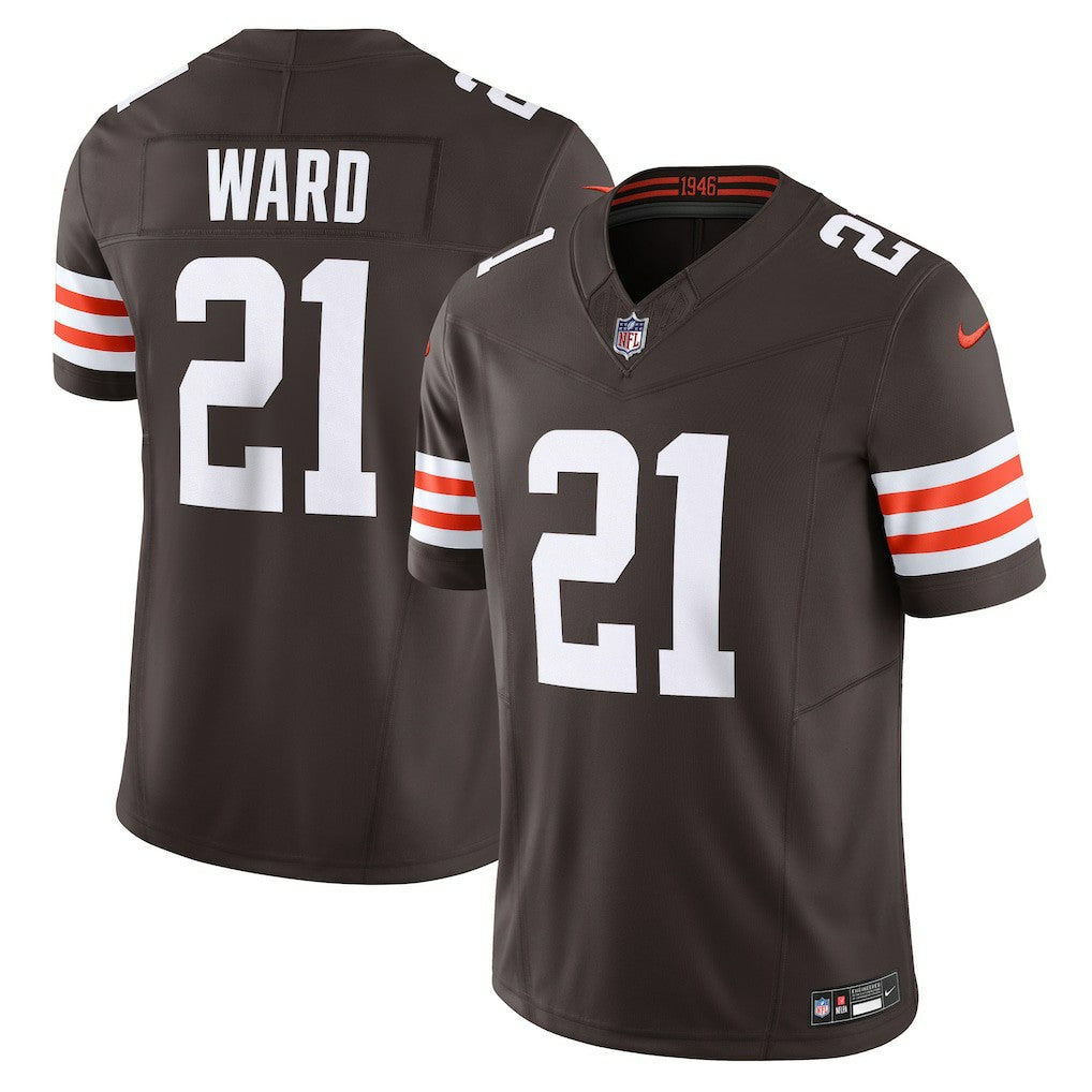 Cleveland Browns Nike Denzel Ward  Vapor F.U.S.E. Limited Jersey