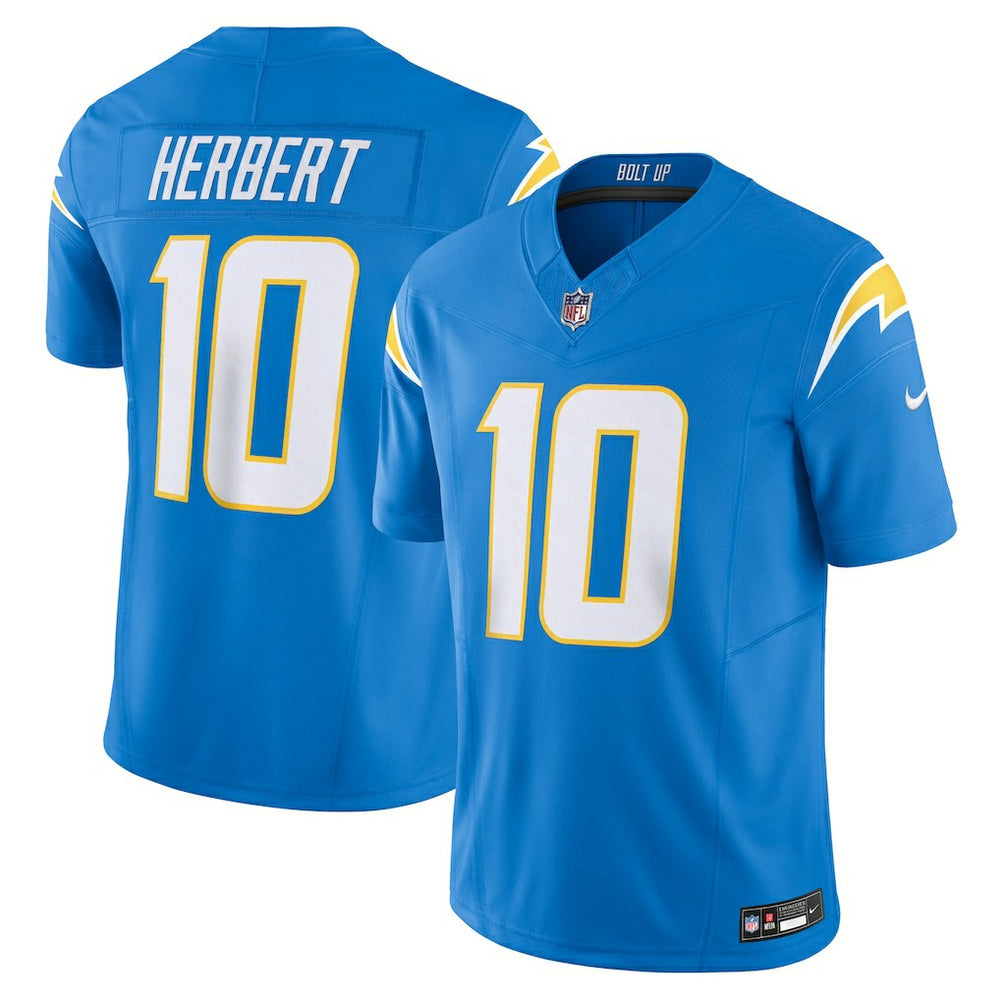 Los Angeles Chargers Nike Justin Herbert  Vapor F.U.S.E. Limited Jersey