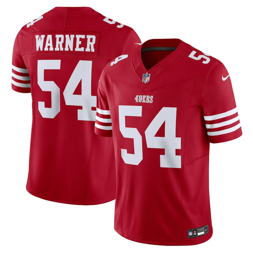 San Francisco 49ers Nike Fred Warner  Vapor F.U.S.E. Limited Jersey