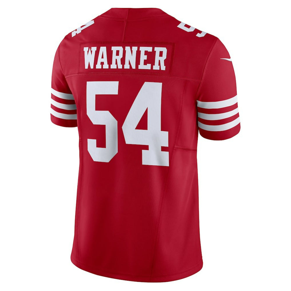 San Francisco 49ers Nike Fred Warner  Vapor F.U.S.E. Limited Jersey