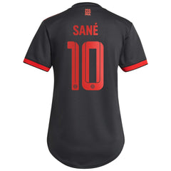 Leroy Sané Bayern Munich Women's 2022/23 Third Replica Player Jersey Charcoal - Adidas