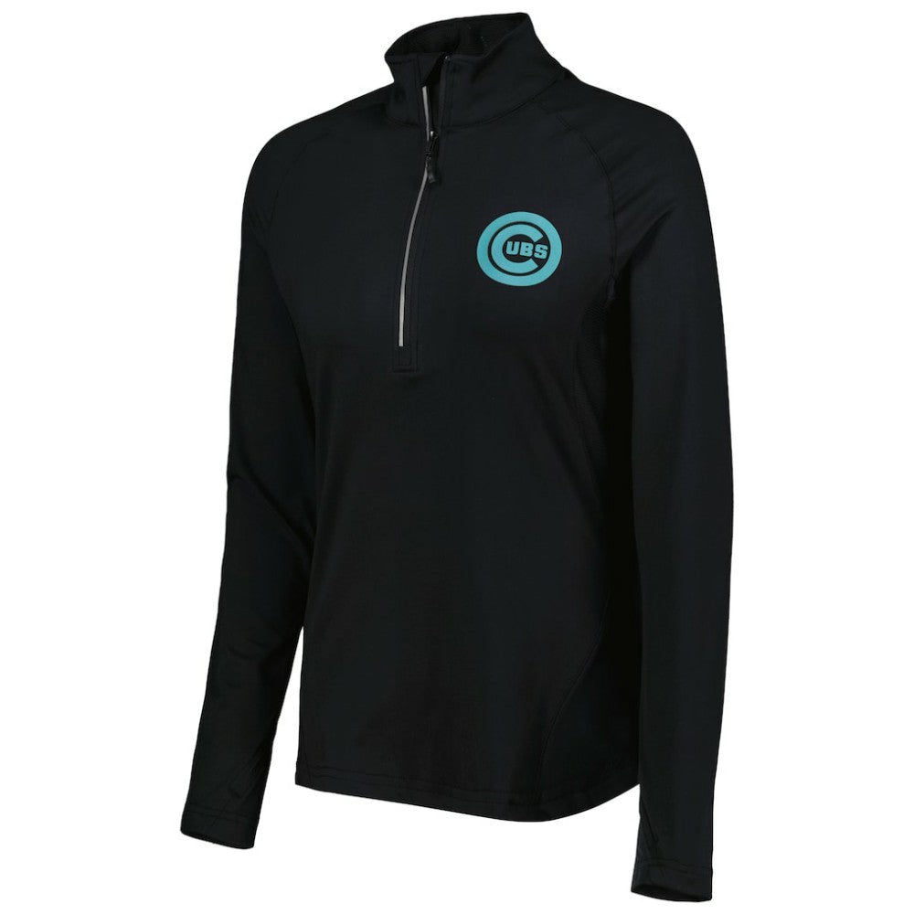 Chicago Cubs Levelwear Women's Energy Quarter-Zip Jacket | MLB New