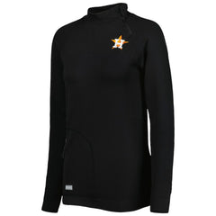 Houston Astros Levelwear Women's Verse Asymmetrical Raglan Tri-Blend Quarter-Zip Jacket | MLB Sale