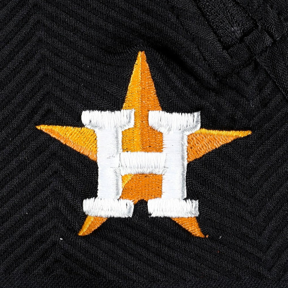 Houston Astros Levelwear Women's Verse Asymmetrical Raglan Tri-Blend Quarter-Zip Jacket | MLB Sale