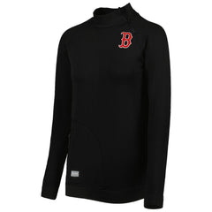 Boston Red Sox Levelwear Women's Verse Asymmetrical Raglan Tri-Blend Quarter-Zip Jacket | MLB Near me