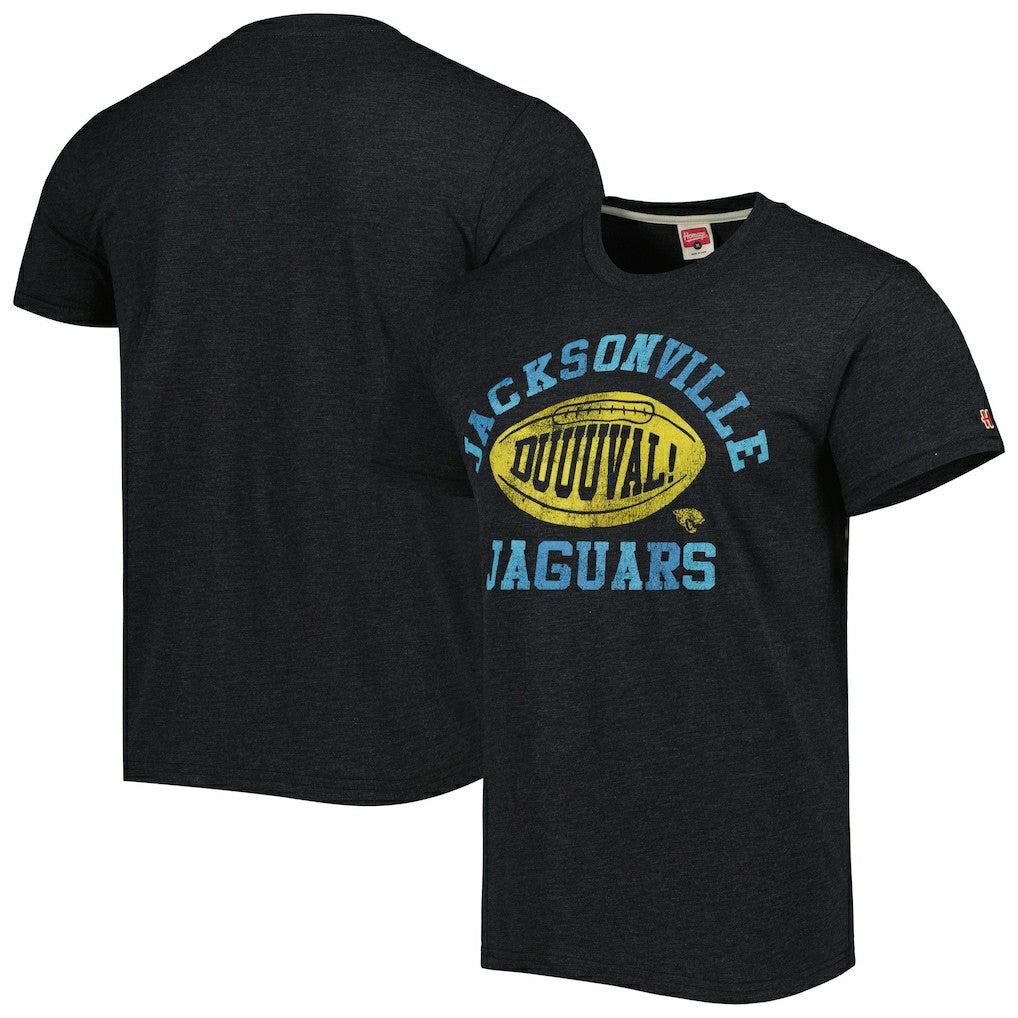 Jacksonville Jaguars  Homage Duval Hyper Local Tri-Blend T-Shirt