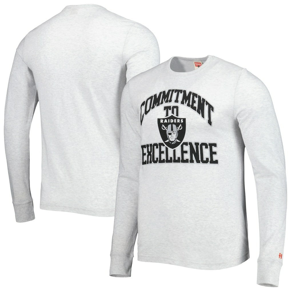 Las Vegas Raiders  Homage Hyper Local Tri-Blend Long Sleeve T-Shirt