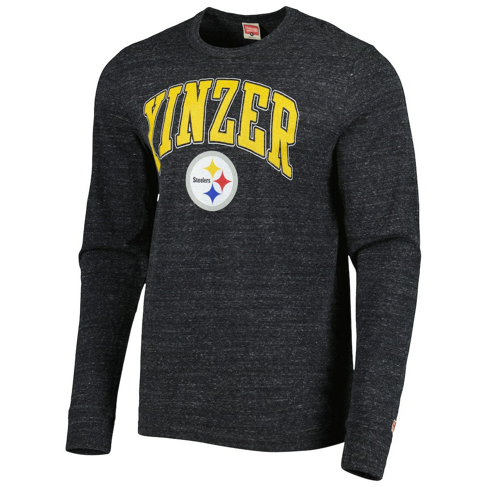 Pittsburgh Steelers  Homage Hyper Local Tri-Blend Long Sleeve T-Shirt