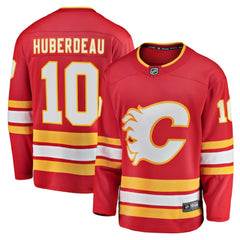 Jonathan Huberdeau Calgary Flames Fanatics Home Breakaway Player Jersey Discount