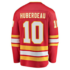 Jonathan Huberdeau Calgary Flames Fanatics Home Breakaway Player Jersey Discount