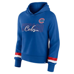 Chicago Cubs Fanatics Women's Over Under Pullover Hoodie | MLB New