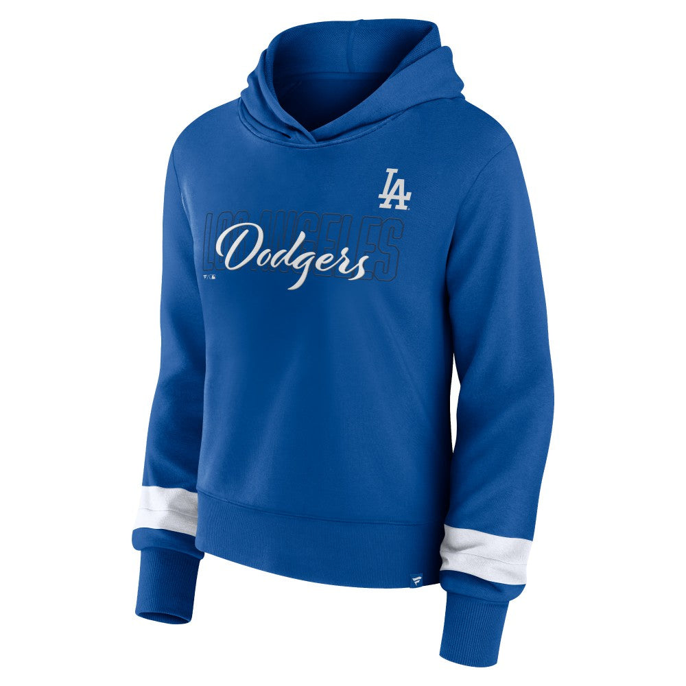 Los Angeles Dodgers Fanatics Women's Over Under Pullover Hoodie | MLB On Sale